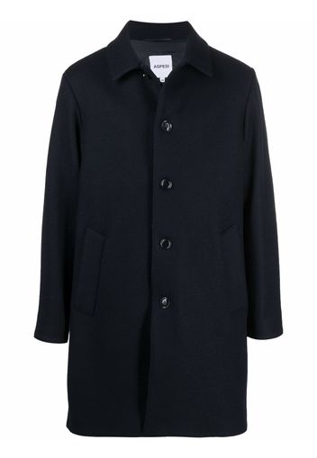 Aspesi single breasted coat - Blu