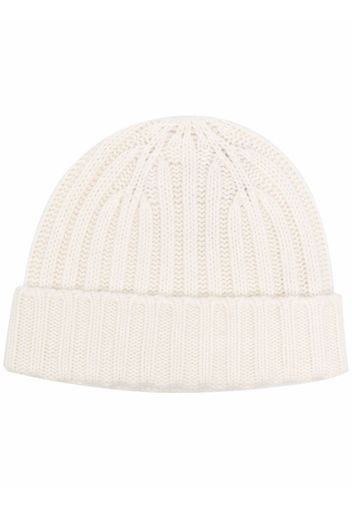 Aspesi ribbed-knit beanie - Bianco