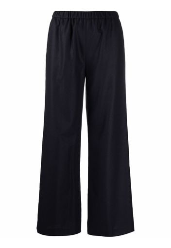 Aspesi high-waisted flared trousers - Blu