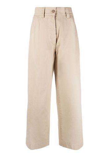 Aspesi high-rise straight-leg trousers - Toni neutri