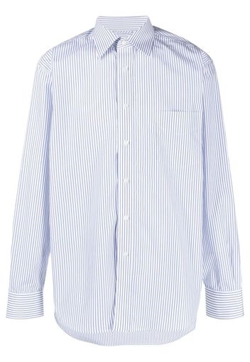 ASPESI Camicia con dettaglio a righe - Bianco