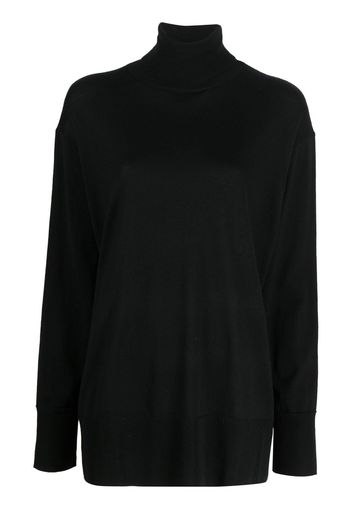 ASPESI loose-fit roll-neck - Nero