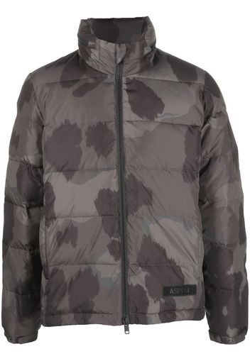 ASPESI camouflage-print padded jacket - Grigio