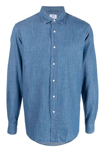 ASPESI long-sleeve denim shirt - Blu