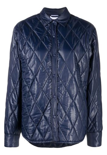 ASPESI quilted button-up jacket - Blu