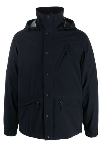 ASPESI hooded press-stud fastening jacket - Blu