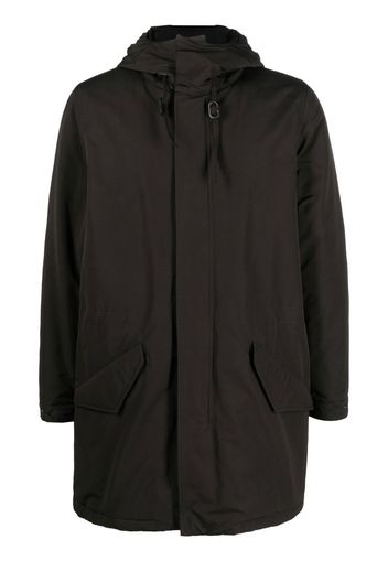 ASPESI zip-up hooded coat - Nero