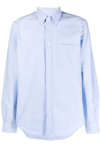ASPESI long-sleeve patch-pocket shirt - Blu