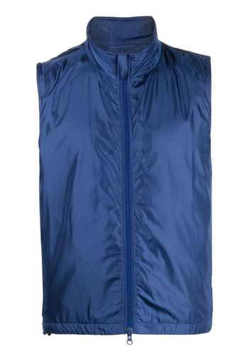 ASPESI Gilet imbottito con zip - Blu