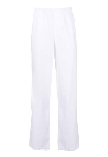 ASPESI elasticated-waist flared trousers - Bianco