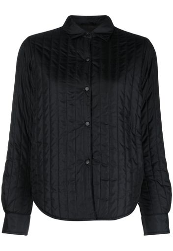 ASPESI quilted shirt jacket - Nero