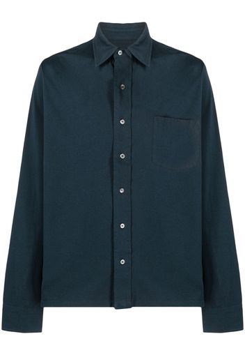 ASPESI long-sleeves cotton shirt - Blu