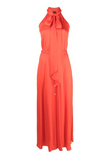 ASPESI V-neck sleeveless shirt dress - Arancione