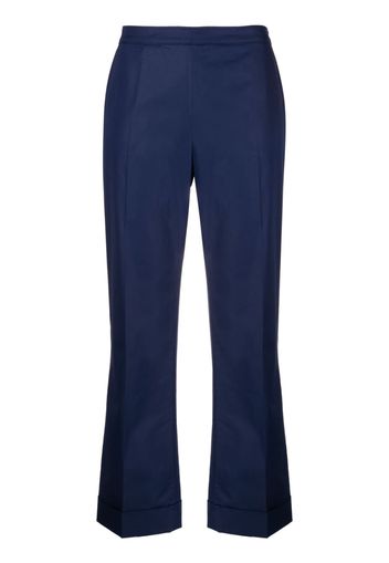 ASPESI cropped flared trousers - Blu