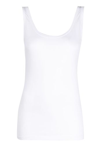 ASPESI plain cotton tank top - Bianco