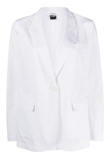 ASPESI single-breasted cotton blazer - Bianco