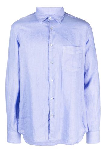 ASPESI long-sleeved linen shirt - Viola