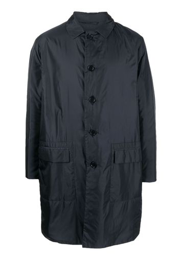 ASPESI padded long coat - Blu
