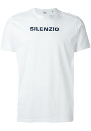 silenzio print T-shirt