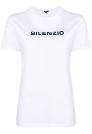 T-shirt Silenzio con stampa