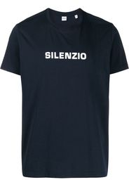 Silenzio print relaxed-fit T-shirt