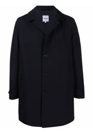 Aspesi single-breasted cotton-blend coat - Blu