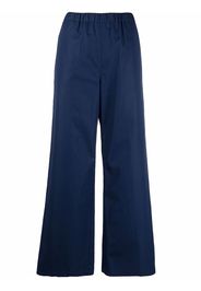 ASPESI cropped-leg trousers - Blu