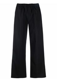 Aspesi poplin wide-leg trousers - Nero