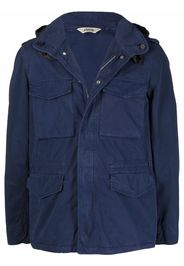 ASPESI multiple cargo-pocket jacket - Blu