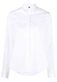 ASPESI button-up curved-hem shirt - Bianco