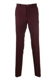 ASPESI straight-leg wool-blend trousers - Rosso