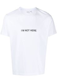 ASPESI slogan-print short-sleeved T-shirt - Bianco