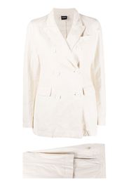 ASPESI double-breasted two-piece suit - Bianco