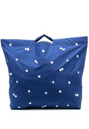 ASPESI Borsa tote con stampa - Blu