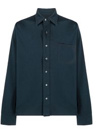 ASPESI long-sleeves cotton shirt - Blu