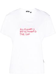 ASPESI tex-print cotton T-shirt - Bianco