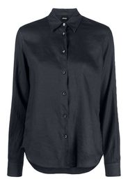 ASPESI button-up linen shirt - Blu
