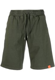 ASPESI logo-patch drawstring-waistband shorts - Verde