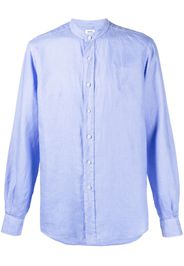 ASPESI long-sleeved linen shirt - Blu