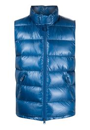 ASPESI Gilet imbottito con zip - Blu