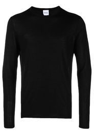 ASPESI fine-knit crew-neck sweatshirt - Nero