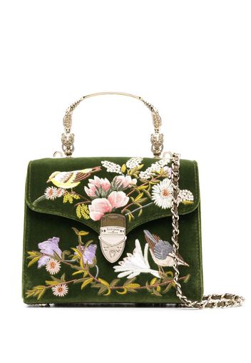 Aspinal Of London Borsa tote Mayfair con ricamo - Verde