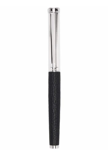 Aspinal Of London silver rollerball pen - Nero