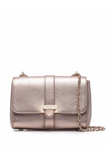 Aspinal Of London Lottie pebbled-texture shoulder bag - Oro