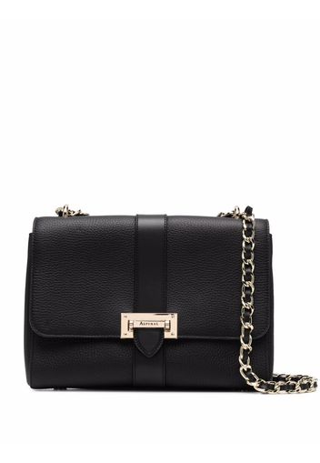 Aspinal Of London Lottie pebbled leather bag - Nero