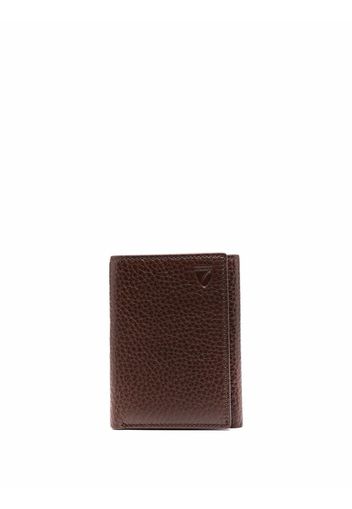 Aspinal Of London tri-fold leather wallet - Marrone