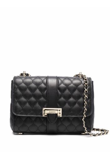 Aspinal Of London Lottie quilted crossbody bag - Nero