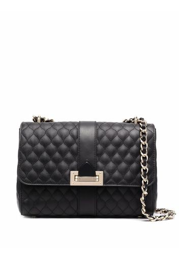 Aspinal Of London Lottie quilted shoulder bag - Nero