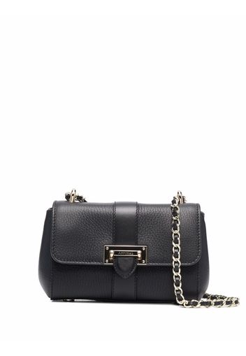 Aspinal Of London Lottie micro pebbled bag - Nero