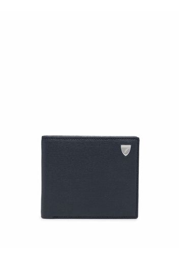 Aspinal Of London textured bi-fold wallet - Blu